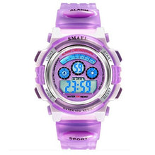 Load image into Gallery viewer, Children Watches for Girls Digital SMAEL LCD Digital Watches Children 50M Waterproof Wristwatches 0704 LED Student Watches Girls