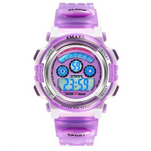 Load image into Gallery viewer, Girls Outdoor SMAEL LCD Digital Watches Children 50M Waterproof Wristwatches Shock Resistant Free Gift Box for Watches Girls0704