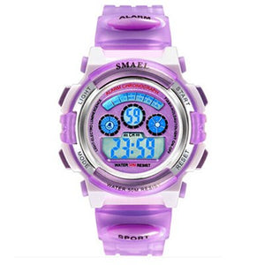 Children Watches for Girls Digital SMAEL LCD Digital Watches Children 50M Waterproof Wristwatches 0704 LED Student Watches Girls