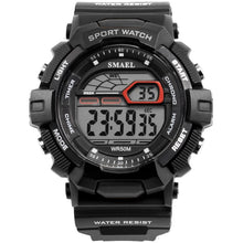 Load image into Gallery viewer, Waterproof Sport Watches LED SMAEL Relojes Hombre Men Watch Big Military Watches Army 1527 Silicone Digital Wrsit Watch for Men