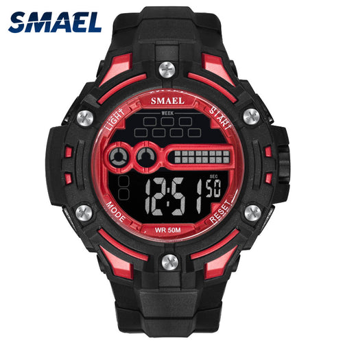 Digital Wristwatches Waterproof SMAEL Watch Top Brand S Shock Montre Men Watches Digital LED 1526 Mens Military Watches Sports