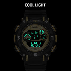 Digital Wristwatches Sports Waterproof SMAEL Watch S Shock Montre Mens Military Watches Top Brand 1317 Men Watches Digital LED