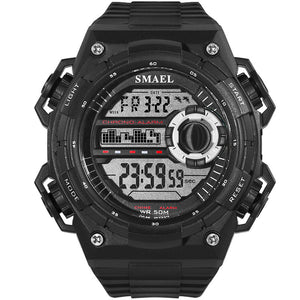 Digital Wristwatches Luxury Brand SMAEL SShock Resist Military Men Watch Automatic Mechanical 1438B Sport Watches Waterproof LED