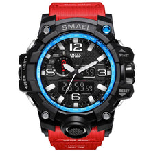 Load image into Gallery viewer, Man Watch 2017 SMAEL Brand Sport Watches Date Alarm Stopwatch Men Clock Sport Watch Digital S shock 1545 Blue LED Watch Watproof