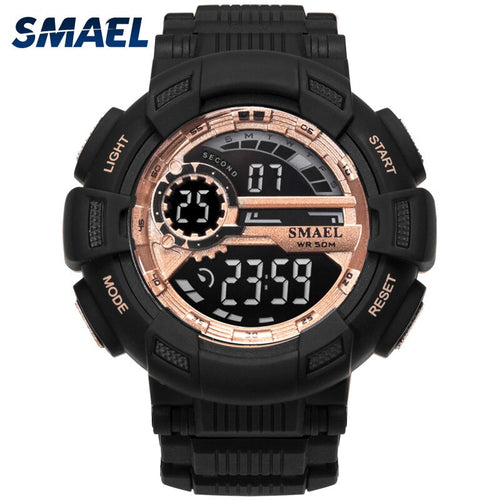 Sport Watches Camouflage Watch Band SMAEL Men Watch 50m Waterproof Top S Shock Watch Men LED 1366 Digital Wristwatches Military