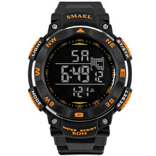 Load image into Gallery viewer, SMAEL Digital Watches 50m Waterproof Sport Watch LED Casual Electronics Wristwatches 1235 Dive Swimming Watch Led Clock Digital