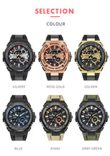 Load image into Gallery viewer, Men Watches Set Sport Watch Waterproof 50M Swimming Clock Set 1625 1603 Rose Gold relogio masculino Military Watch Mens Sets