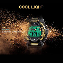 Load image into Gallery viewer, Waterproof Sport Watches LED SMAEL Relojes Hombre Men Watch Big Military Watches Army 1527 Silicone Digital Wrsit Watch for Men