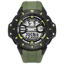 Load image into Gallery viewer, Mens Digital Wristwatches Waterproof SMAEL Sport Watches Alarm Shock Clock LED Watch Men Digital 1519 Military Watches Army Men