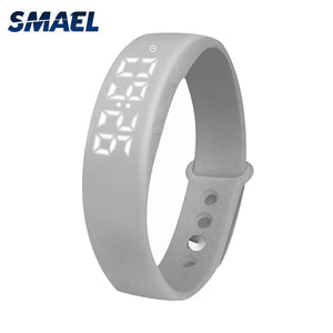 SMAEL LED Sport Multifunctional men Wristwatch Step Counter Uhr Digital fashion clock watches for male SL-W5 relogios masculino