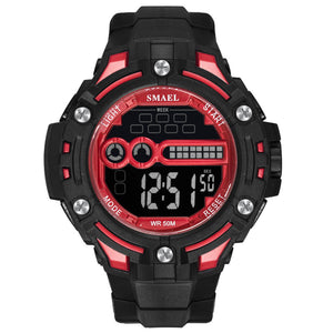 Digital Wristwatches Waterproof SMAEL Watch Top Brand S Shock Montre Men Watches Digital LED 1526 Mens Military Watches Sports