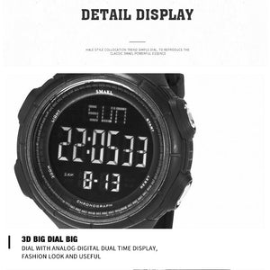 Watch Men Mechanical Automatic SMAEL Military Watches S Shock Resistant relogio masculino 1618 Digital Wristwatches Waterproof