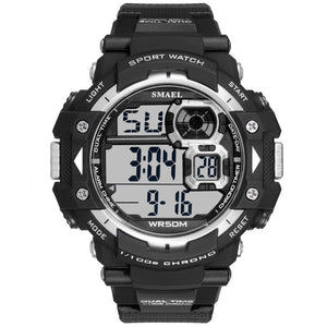 Mens Digital Watches SMAEL Brand LED Men Watch Big Dial Alarm Clock Men Sport Watches Waterproof1379B Men Military Watches Army