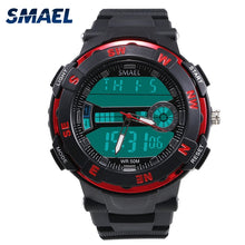 Load image into Gallery viewer, Fantastic Outdoor Dual Display 50m Waterproof Teenage Man Gift Popular Clock Multifunction Outdoor LED Watch 1361