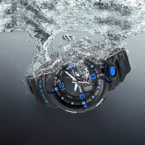 SMAEL 2019 Luxury Brand Watch Men Military Watches Sport Quartz Wristwatches Male Big Watch Led 8017 Men Watches Water Resistant