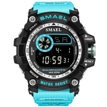 Load image into Gallery viewer, SMAEL Digital Watches Men Big Dial Sport Watch Running 50M Waterproof LED Clock Digital Watch Light 8010 Men Digital Watch Sport