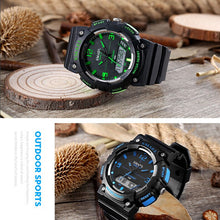 Load image into Gallery viewer, Fashion Sport Watch Men Water Resista LED Quartz Wrsit Watch Men Clock Digital  Sports Watches 1539C Men&#39;s Wristwatch with Date