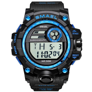 Men Watches Sport Military SMAEL S Shock Relojes Hombre Casual LED Clock Digital Wristwatches Waterproof 1545D Sport Watch Alarm