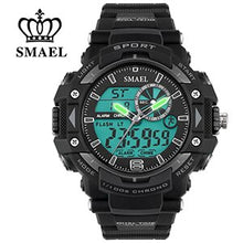 Load image into Gallery viewer, SMAEL Sports Watches Men S Shock LED Digital Military Watches G Style 50m Waterproof Wristwatch 1379 montre homme Military Watch