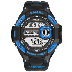 SMAEL Watch Men Digital Top Brand Luxury relogio masculino Big Sport Watches for Men Waterproof 1516B Men Wtaches Sport Military