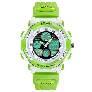 Children Watches for Girls Digital SMAEL LCD Digital Watches Children 50M Waterproof Wristwatches 0704 LED Student Watches Girls