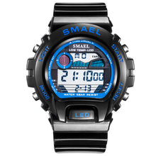 Load image into Gallery viewer, SMAEL Digital Wristwatches Luxury Brand Big Men Clock Cool Sport Watches for Men 50M Waterproof 0931 Men Watches Stainless Steel