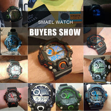 Load image into Gallery viewer, SMAEL Outdoor Sport Watches Miliraty Army Men Wristwatch with Pu Strap Perfect Gift Casual Sport Watch  Automatic Watch WS1385