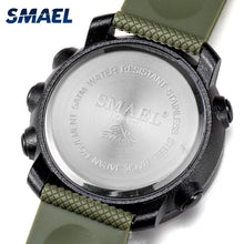 Load image into Gallery viewer, SMAEL Electronics Wristwatches Hot Men Clocks Digital Watch Sport LED Watches S-shock Big Dial 1711 Military Watches Army Strap