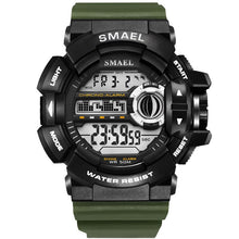 Load image into Gallery viewer, LED Digital Wrsitwatches Army Watch SMAEL Luxury Brand Cool Men Watches Waterproof 1436B Military Watches Sport Watches for Men