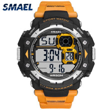 Load image into Gallery viewer, Mens Digital Watches SMAEL Brand LED Men Watch Big Dial Alarm Clock Men Sport Watches Waterproof1379B Men Military Watches Army