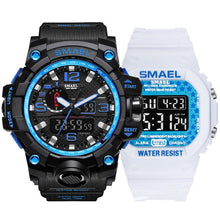 Load image into Gallery viewer, Fashion Camo Military men&#39;s watches Set  SMAEL double Army waterproof Male wristWatch 1545 1801 gift digital kol saati watch men