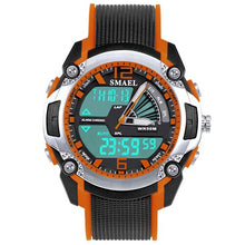 Load image into Gallery viewer, Kids Digital Watch Waterproof 50m LED Quartz Dual Time Wirstwatch Digital Wach 1343 Shock Watches Children Clock Boy Sport Watch