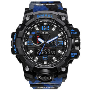 Military Watch Digital SMAEL Brand Watch S Shock Men's Wristwatch Sport LED Watch Dive 1545B 50m Wateproof Fitness Sport Watches