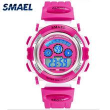 Load image into Gallery viewer, Girls Outdoor SMAEL LCD Digital Watches Children 50M Waterproof Wristwatches Shock Resistant Free Gift Box for Watches Girls0704