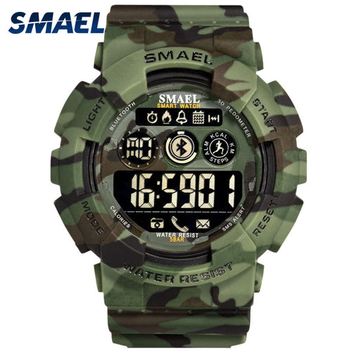 Military Digital Men Watches SMAEL New fashion Watch digital LED Clock 50M Waterproof Army Watches Sport 8013 CamoWatch for male