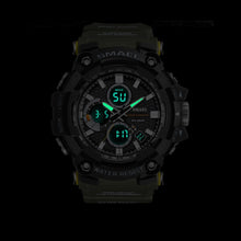 Load image into Gallery viewer, Mens Watch Military Water resistant SMAEL Casual Sport LED Wrist Watches relogio digital for male 1802D relogio masculino Watch